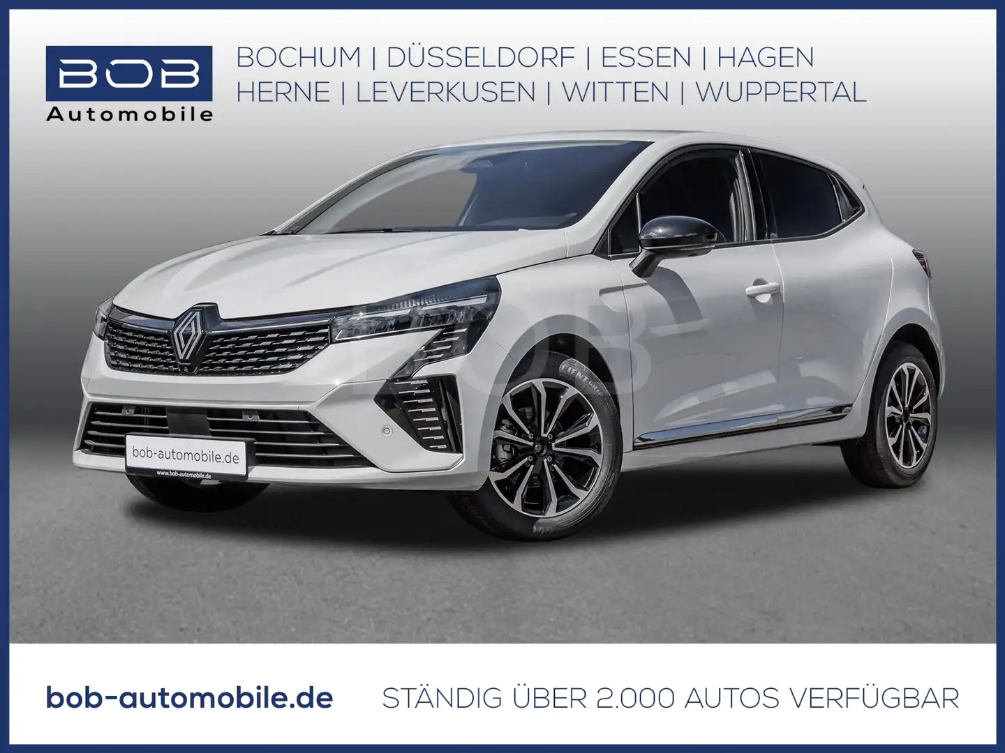 Renault Clio Techno TCe 90 8-fach bereift NAVI SHZ PDC BT Weiß - 1