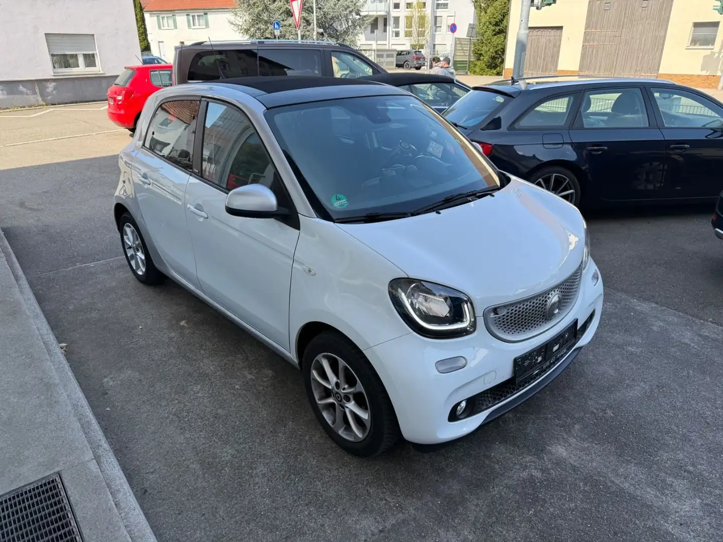 smart forFour 90CV TURBO*CABRIO + NAVI + LED*GARANZIA12* Blanco - 2