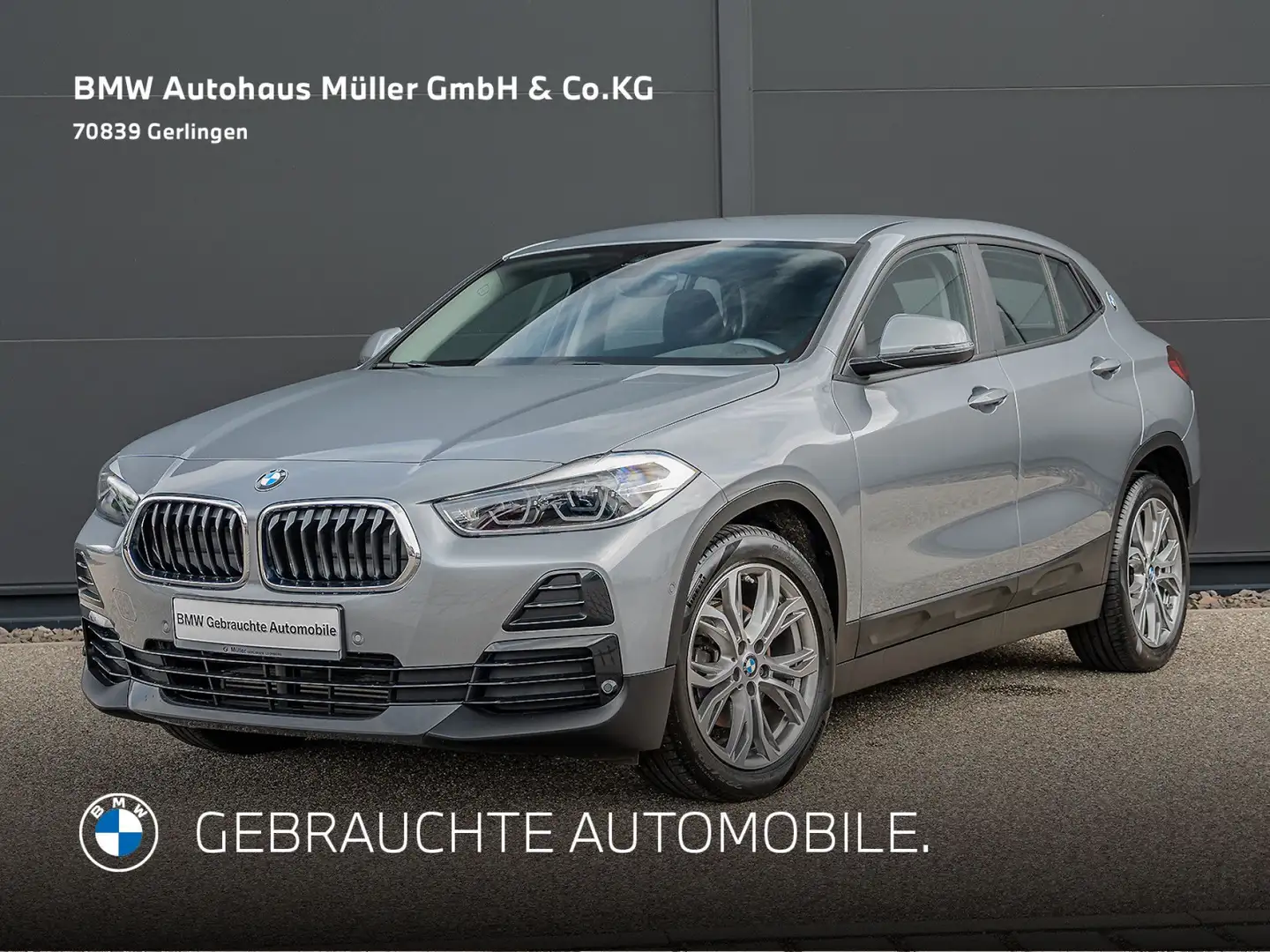 BMW X2 sDrive18iA HiFi Navi DAB Driving & ParkAssit Gris - 2