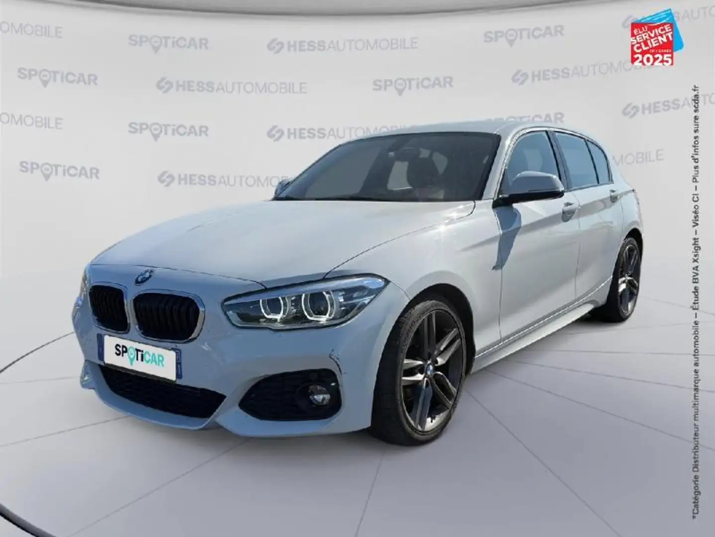 BMW 118 118dA 150ch M Sport 5p Blanc - 1