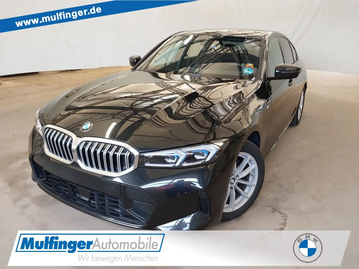 BMW 320 d M Sport FACELIFT GlasD.SurView.AHK HUD ACC Schwarz - 1