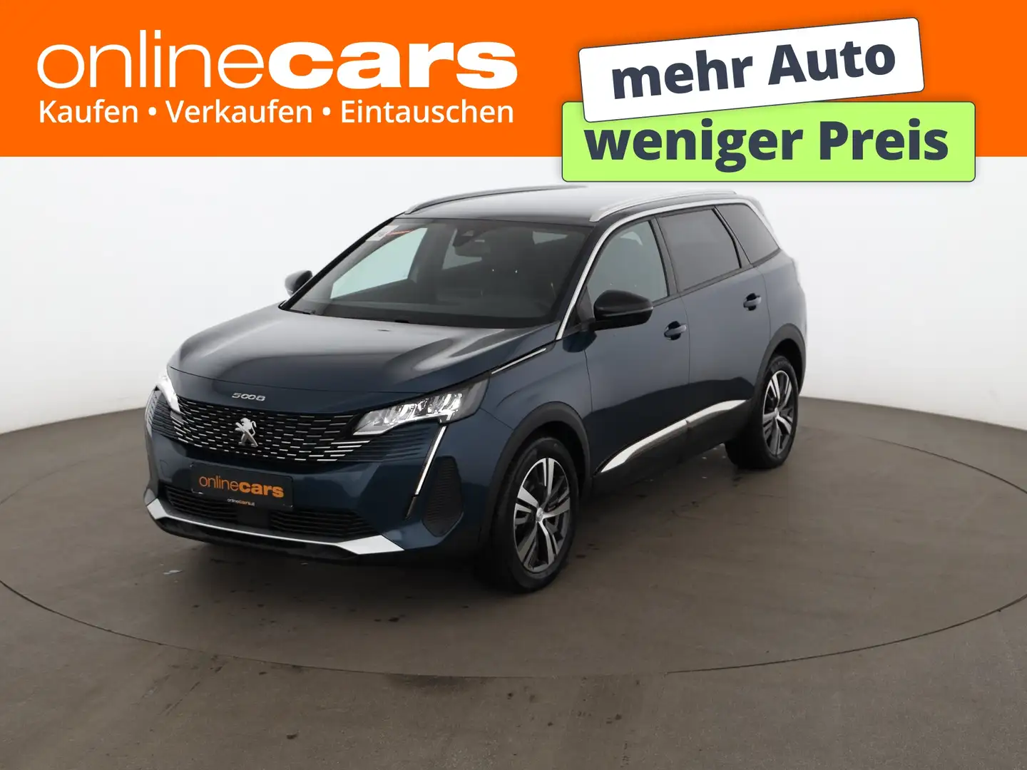 Peugeot 5008 1.5 BlueHDi 130 Allure Aut 7-SITZER LED NAVI Blau - 1