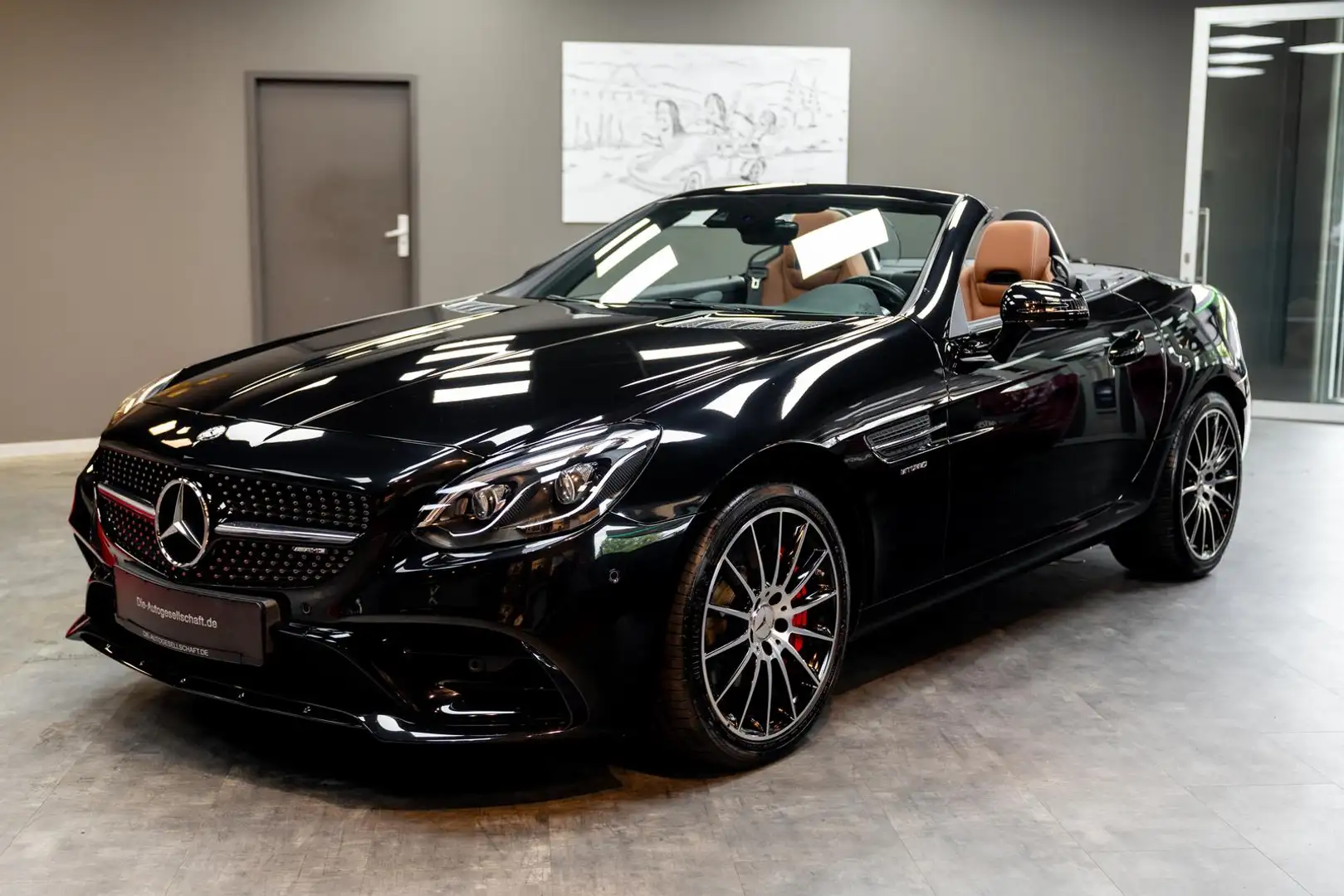 Mercedes-Benz SLC 43 AMG *LED*NAVI*PANO*AIRSCARF*H&K* Black - 2