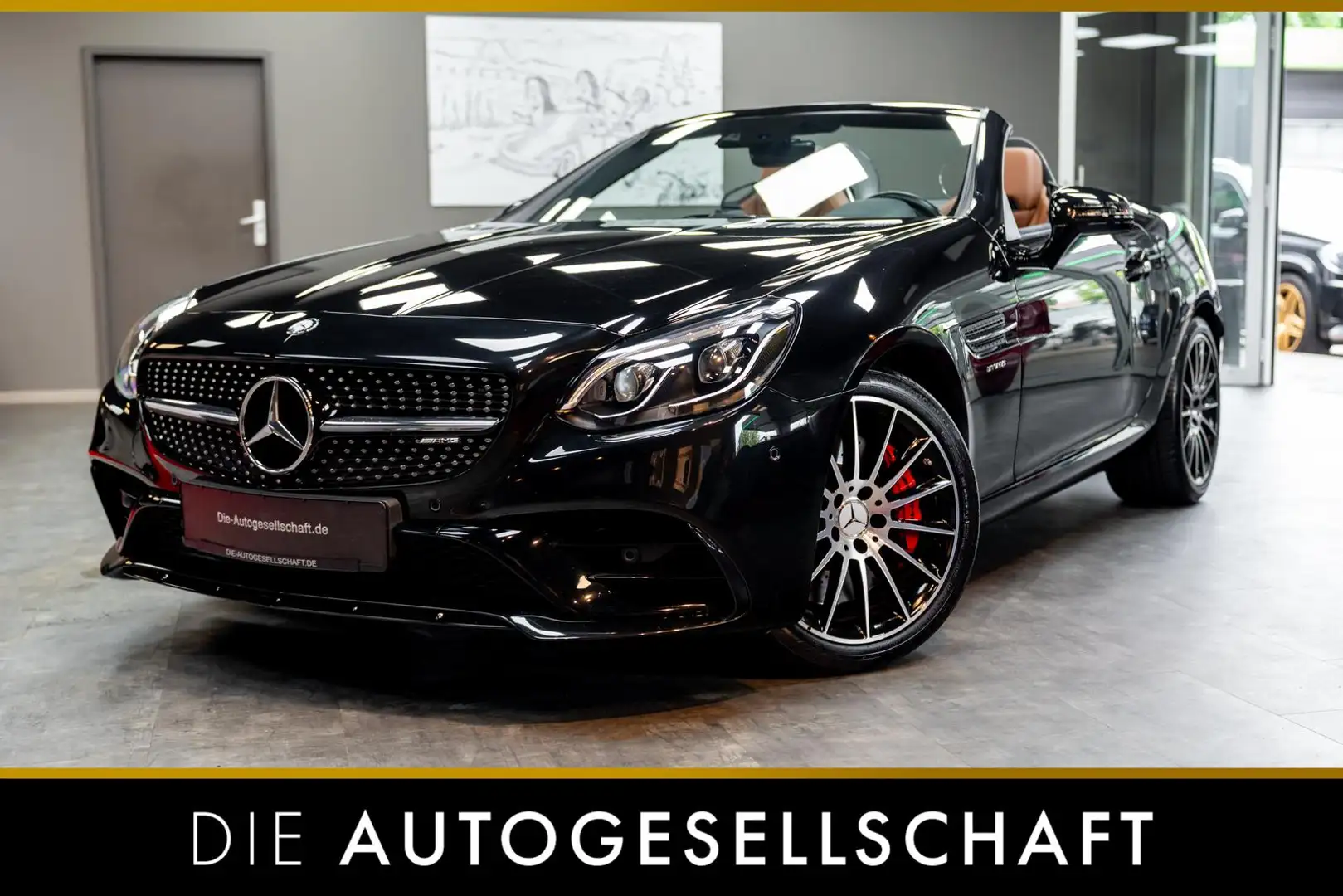 Mercedes-Benz SLC 43 AMG *LED*NAVI*PANO*AIRSCARF*H&K* Black - 1