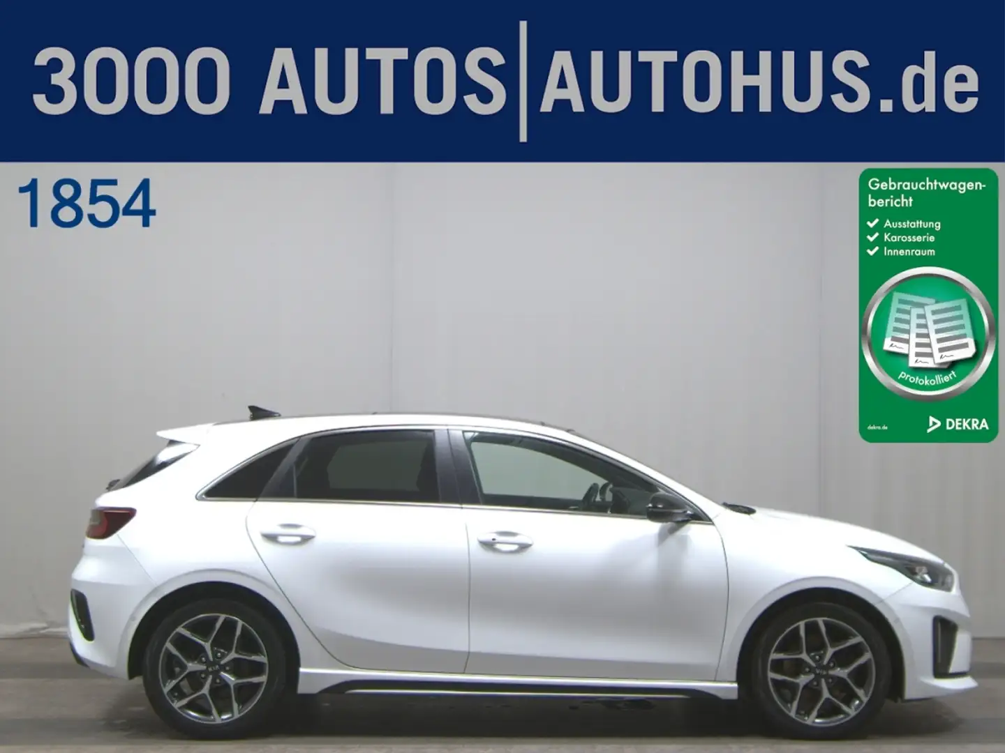 Kia Ceed / cee'd Ceed 1.6 CRDi GT Line Navi LED GSD Leder RFK LM Blanco - 1