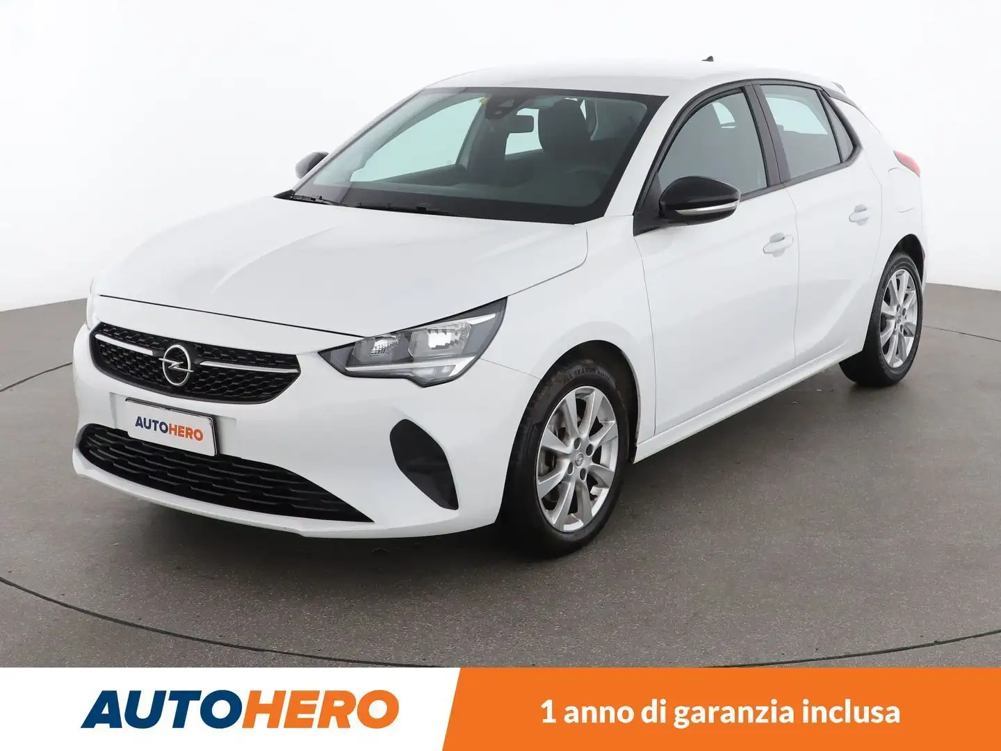 Opel Corsa 1.2 Turbo Edition 100 CV Weiß - 1