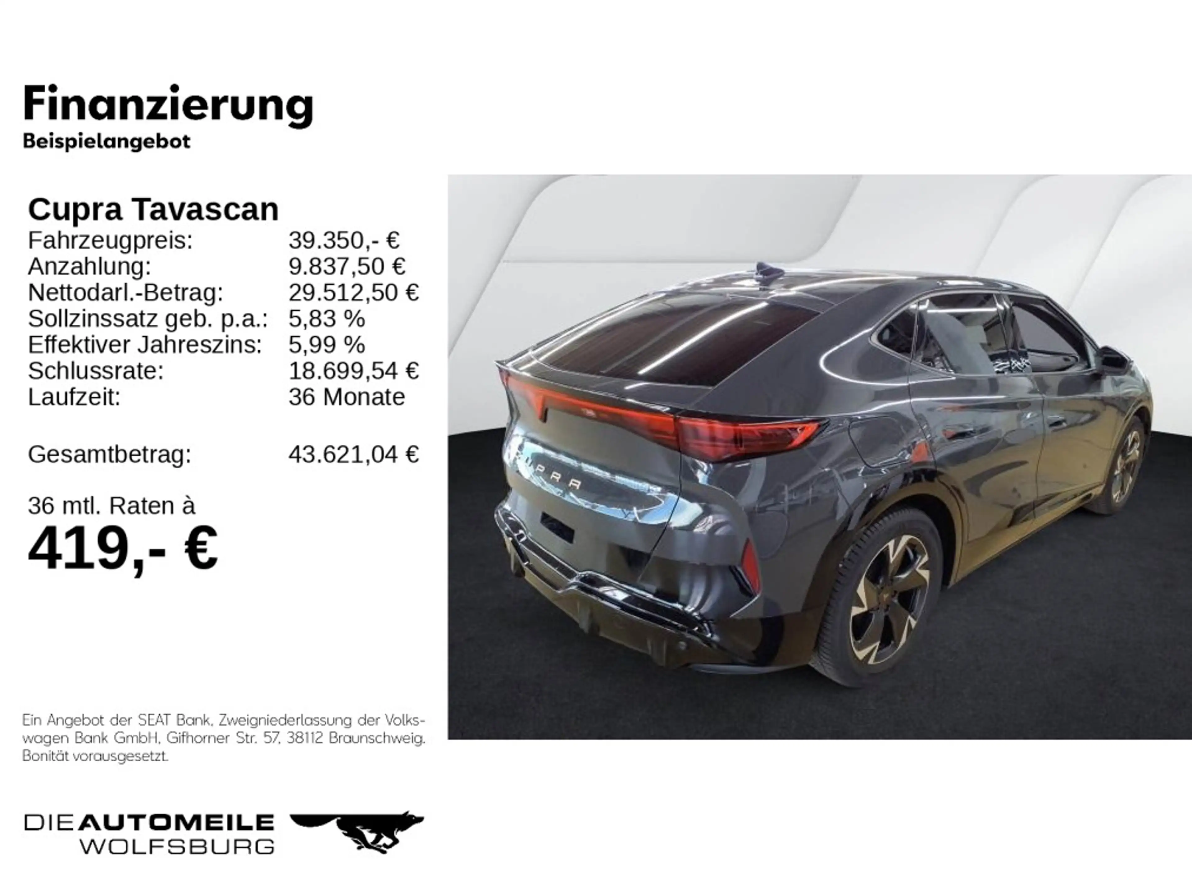 CUPRA Tavascan Endurance LED/ACC — photo 2