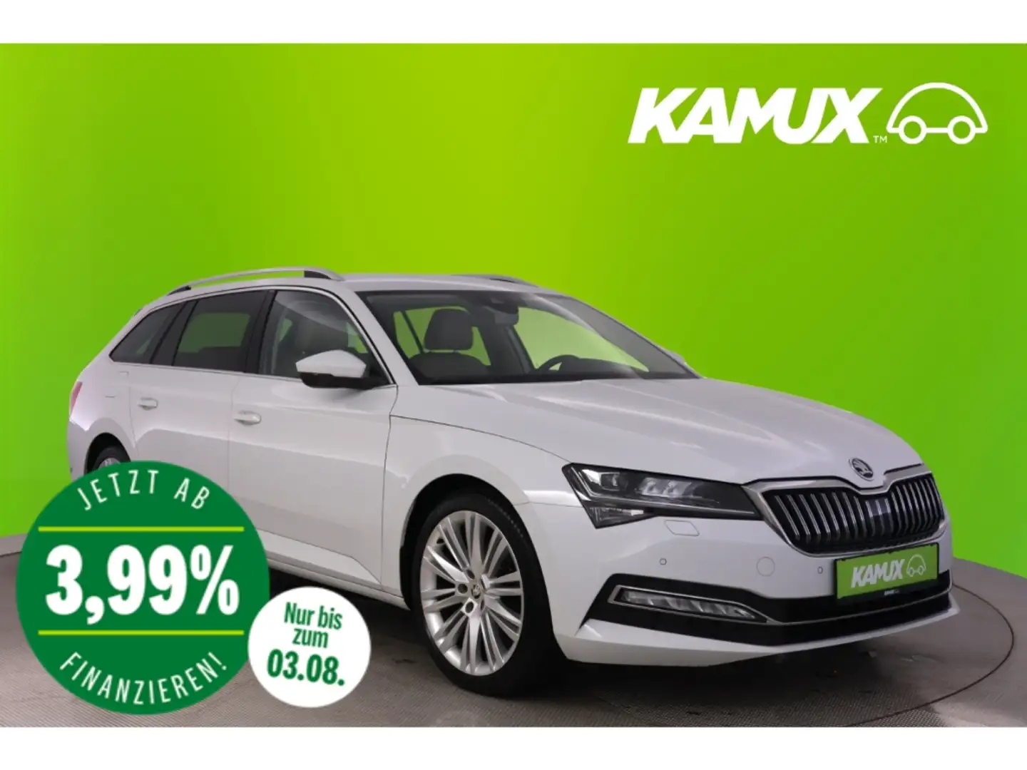 Skoda Superb Combi 2.0 TDI DSG Premium Edition+LED+NAVI Alb - 1