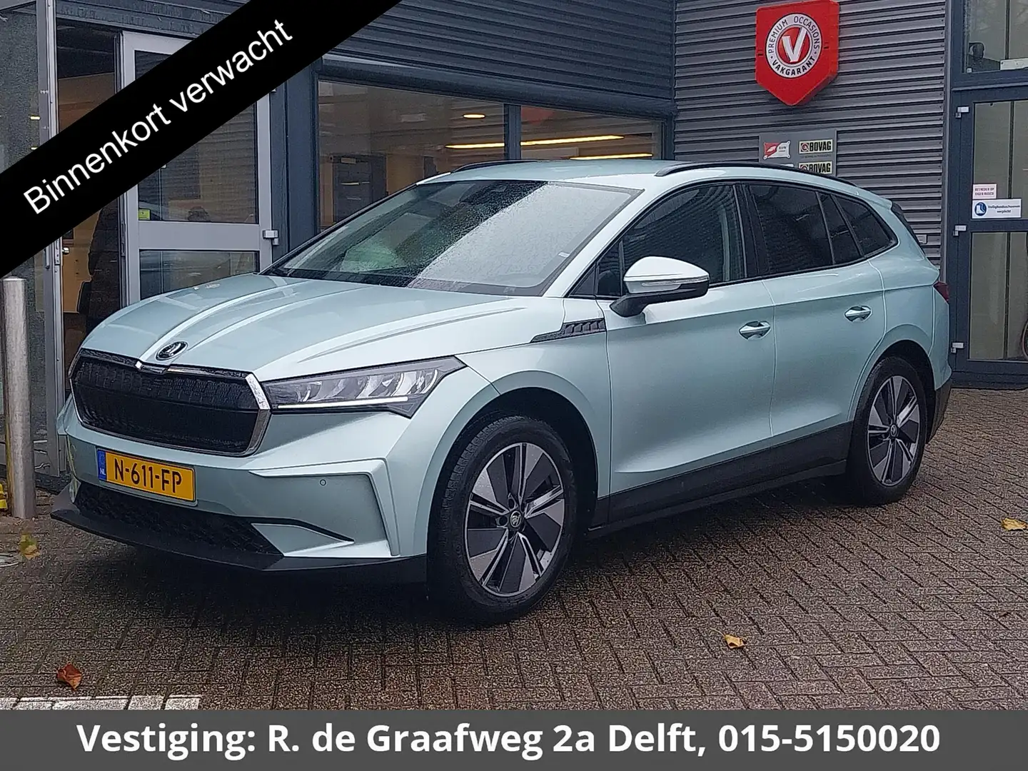 Skoda Enyaq iV 60 | SOH 91% ACCU | Navigatie | 1e eigenaar | Grau - 1