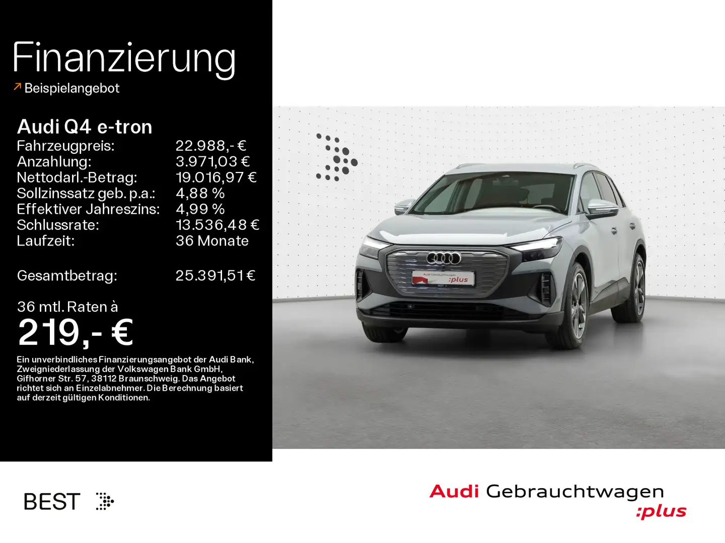 Audi Q4 e-tron Q4 35 e-tron Navi*Assist*SHZ*Sportsitze Grau - 1