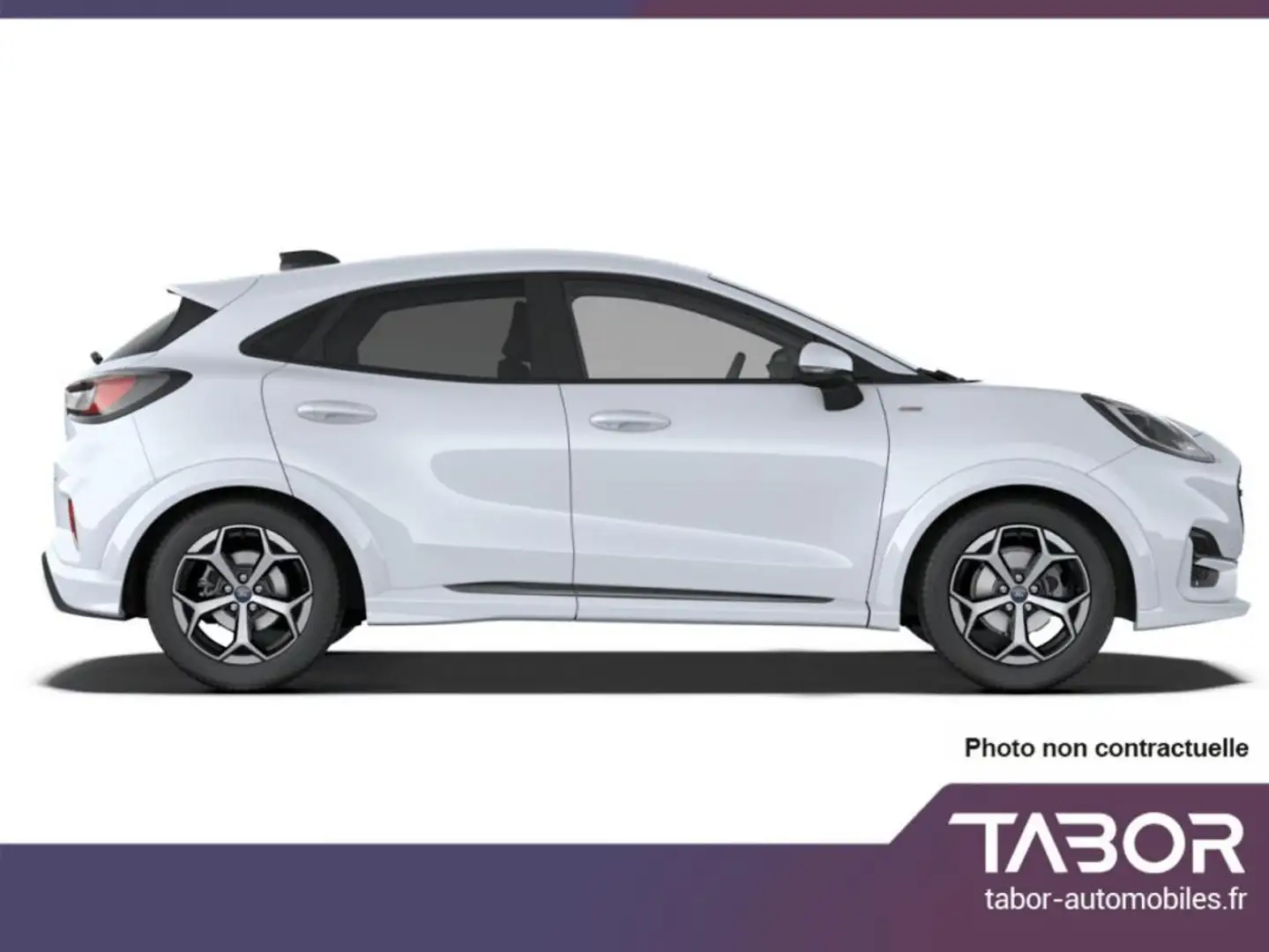 Ford Puma 1.0 EB 155 MHEV A7 ST-Line ACC 360° Blanc - 2