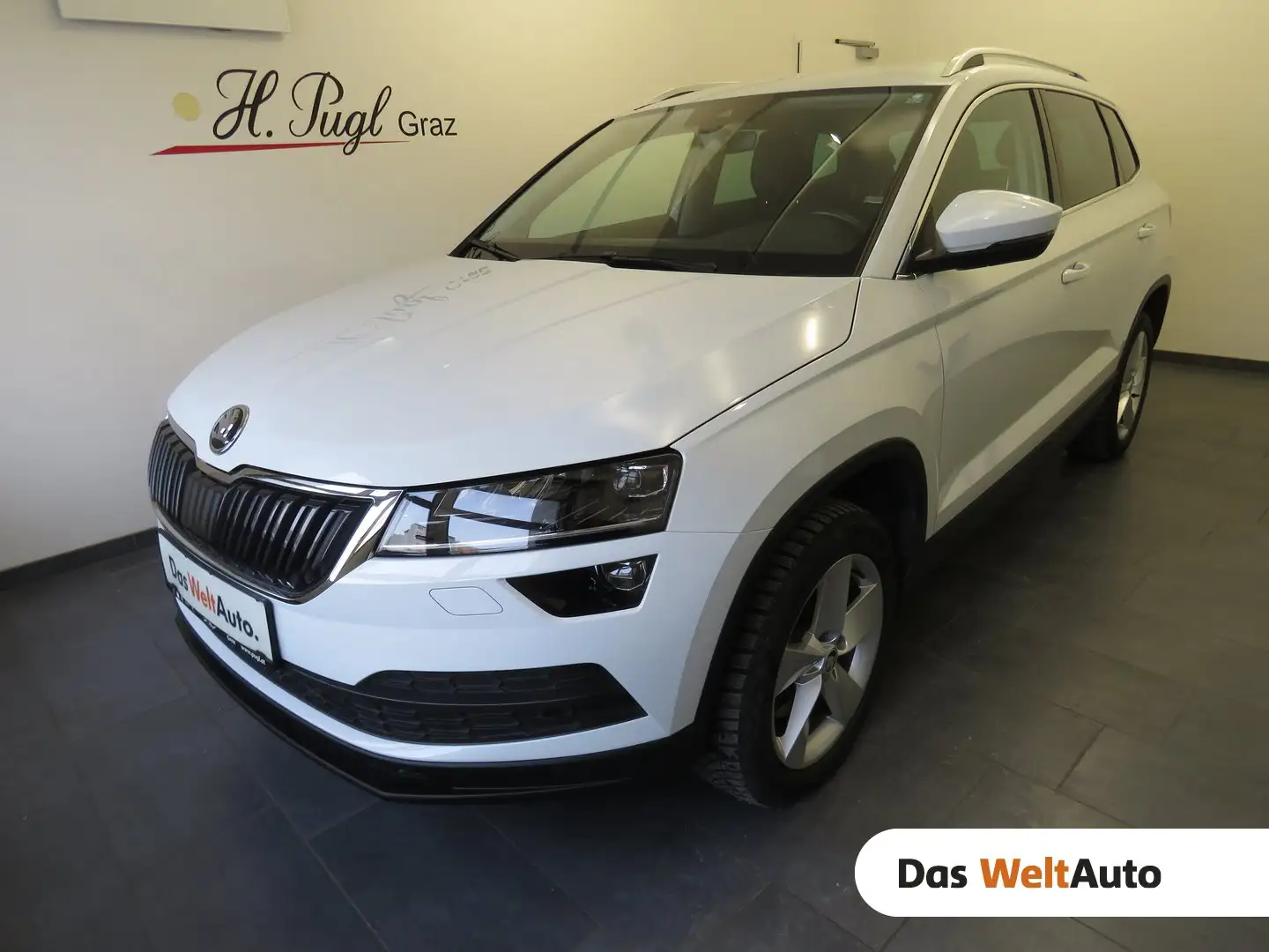 Skoda Karoq 4x4 Style TDI DSG Weiß - 1