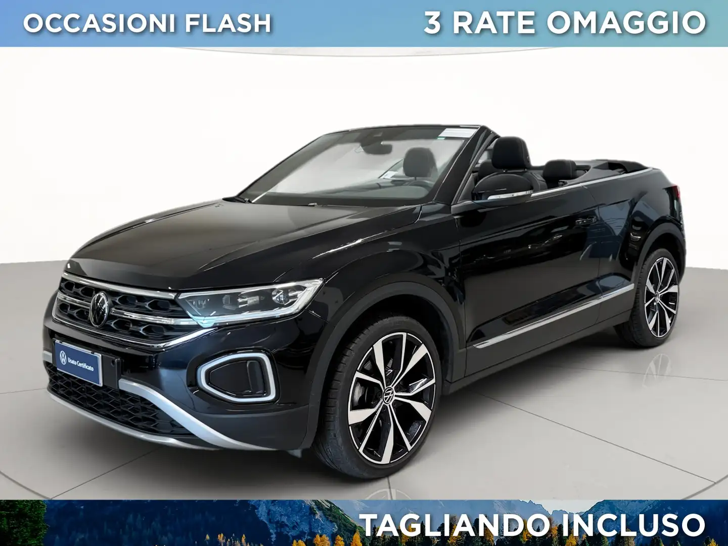 Volkswagen T-Roc cabriolet 1.5 tsi style dsg Noir - 1