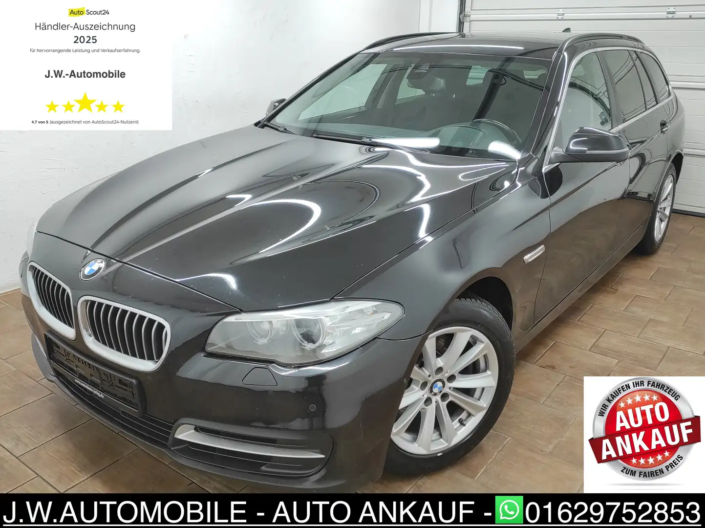 BMW 520 xDrive AUTOMATIK KAMERA HEAD-UP AHK NAVI BC XENON Noir - 1