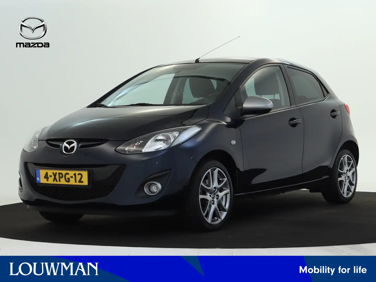 Mazda 2 1.3 Silver Edition | navigatie | Trekhaak | 4 Seis Blauw - 1