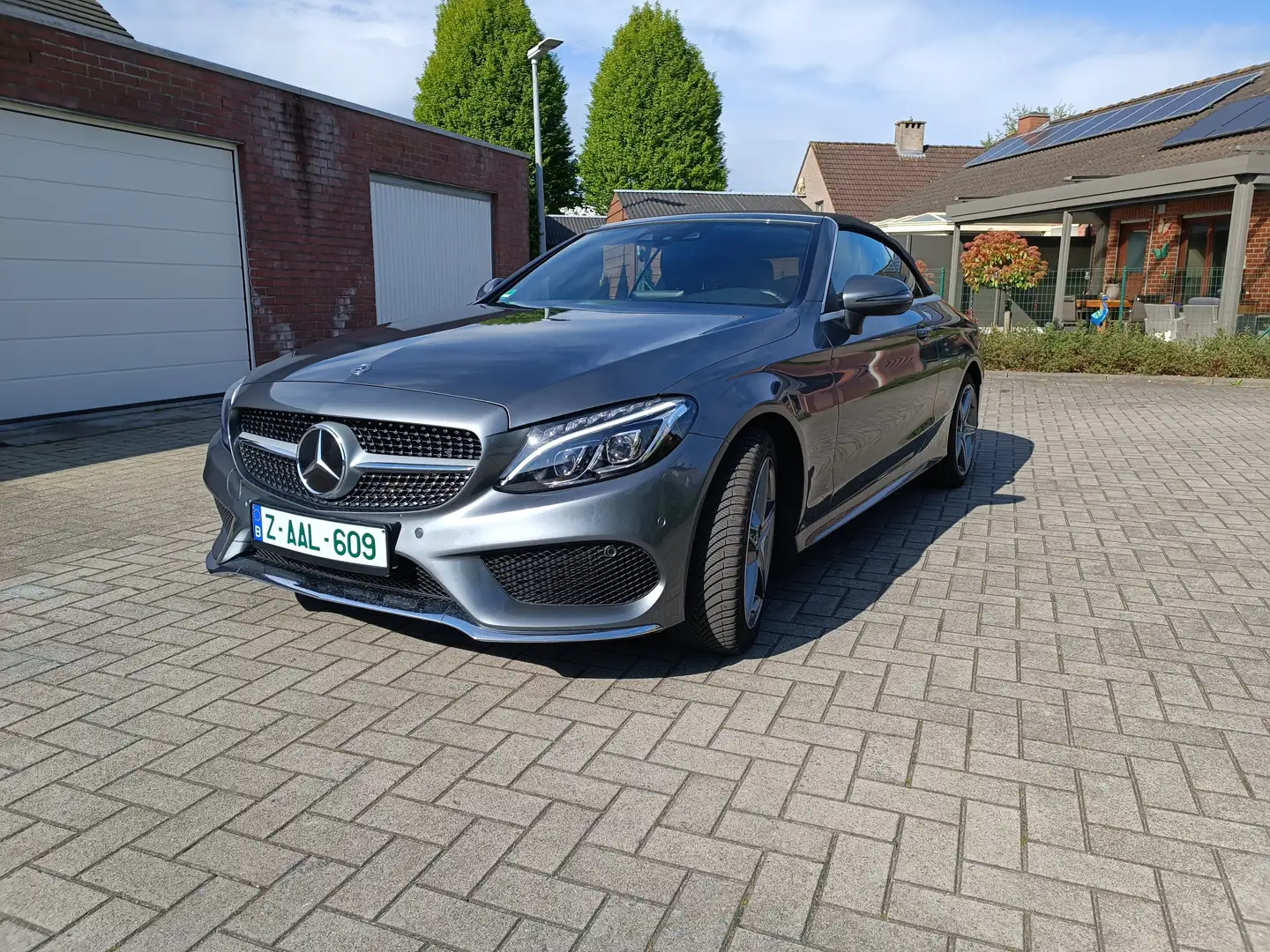 Mercedes-Benz C 200 C 200 Cabrio 9G-TRONIC AMG Line Gris - 1