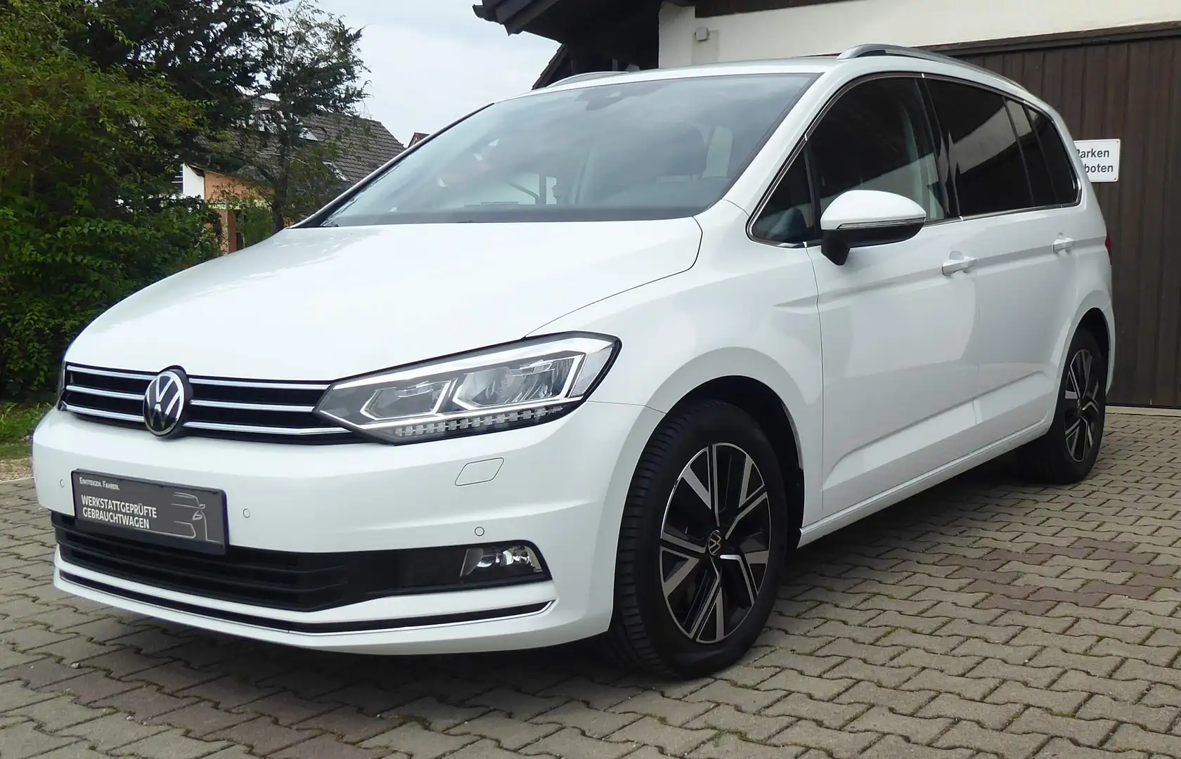 Volkswagen Touran 2.0 TDI SCR DSG Highline // LED-SCHEINWERFER//NAVI Weiß - 2