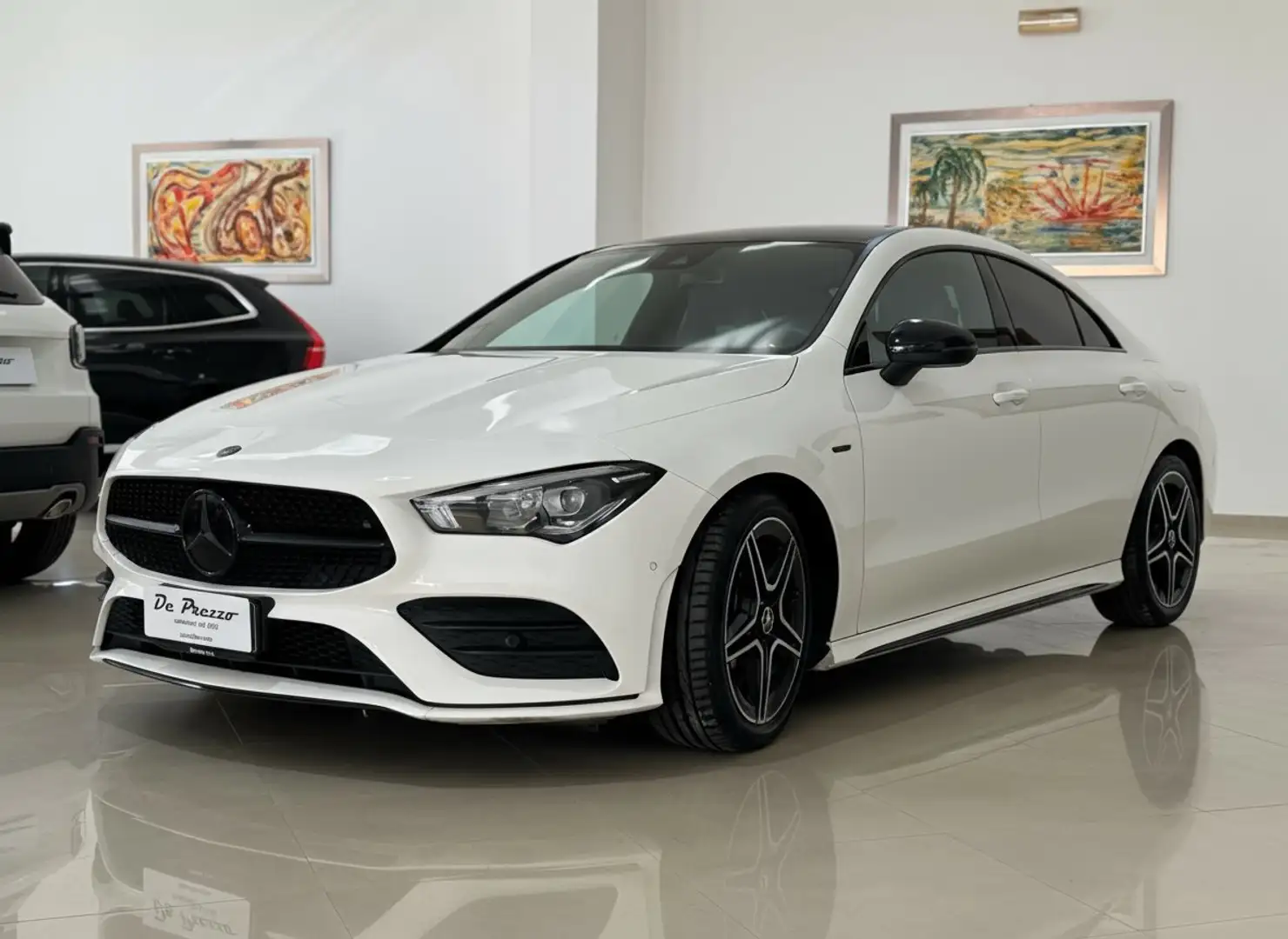 Mercedes-Benz CLA 200 CLA Coupe d Night edition auto Weiß - 1