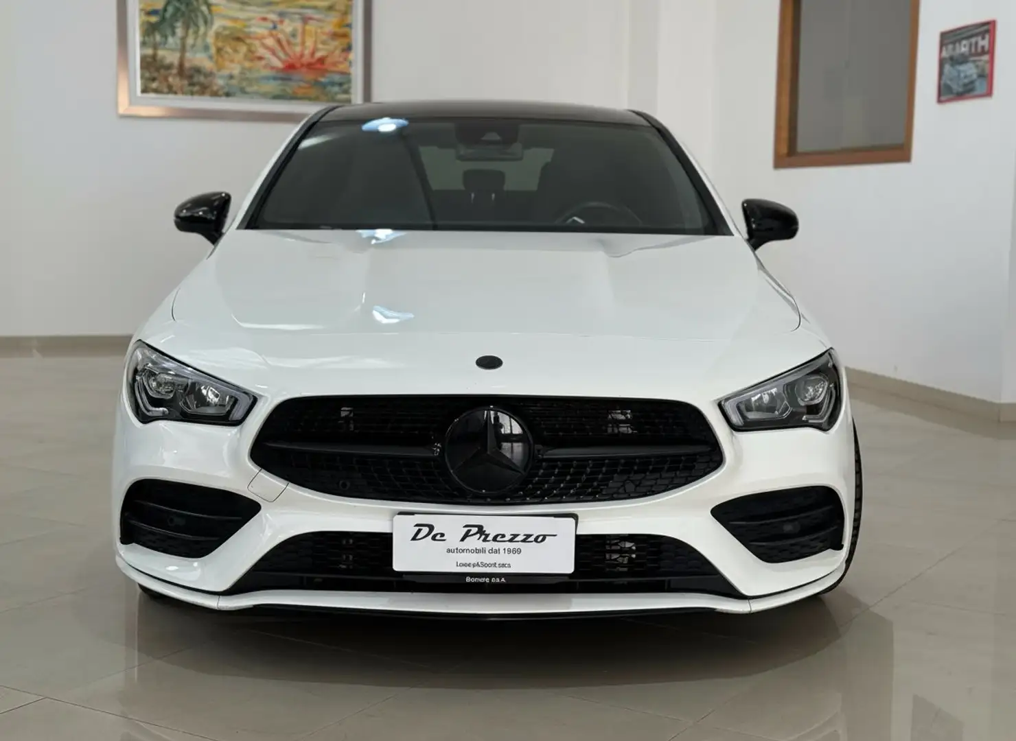 Mercedes-Benz CLA 200 CLA Coupe d Night edition auto Weiß - 2