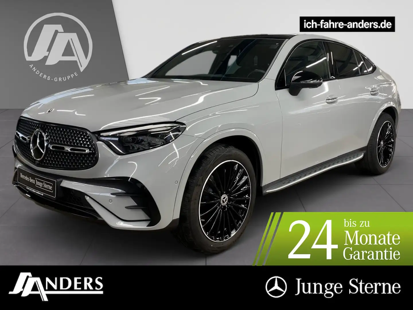 Mercedes-Benz GLC 450 d 4M AMG+Sitzkli+H-Lenk+Bur+AHK+36 Grau - 1