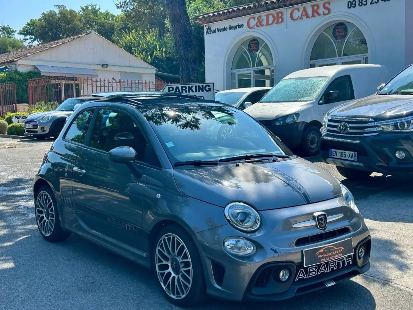 Abarth 595 E6D TEMP 1.4 Turbo 145ch BVM5 70ÈME ANNIVERSAIRE / Gris - 1