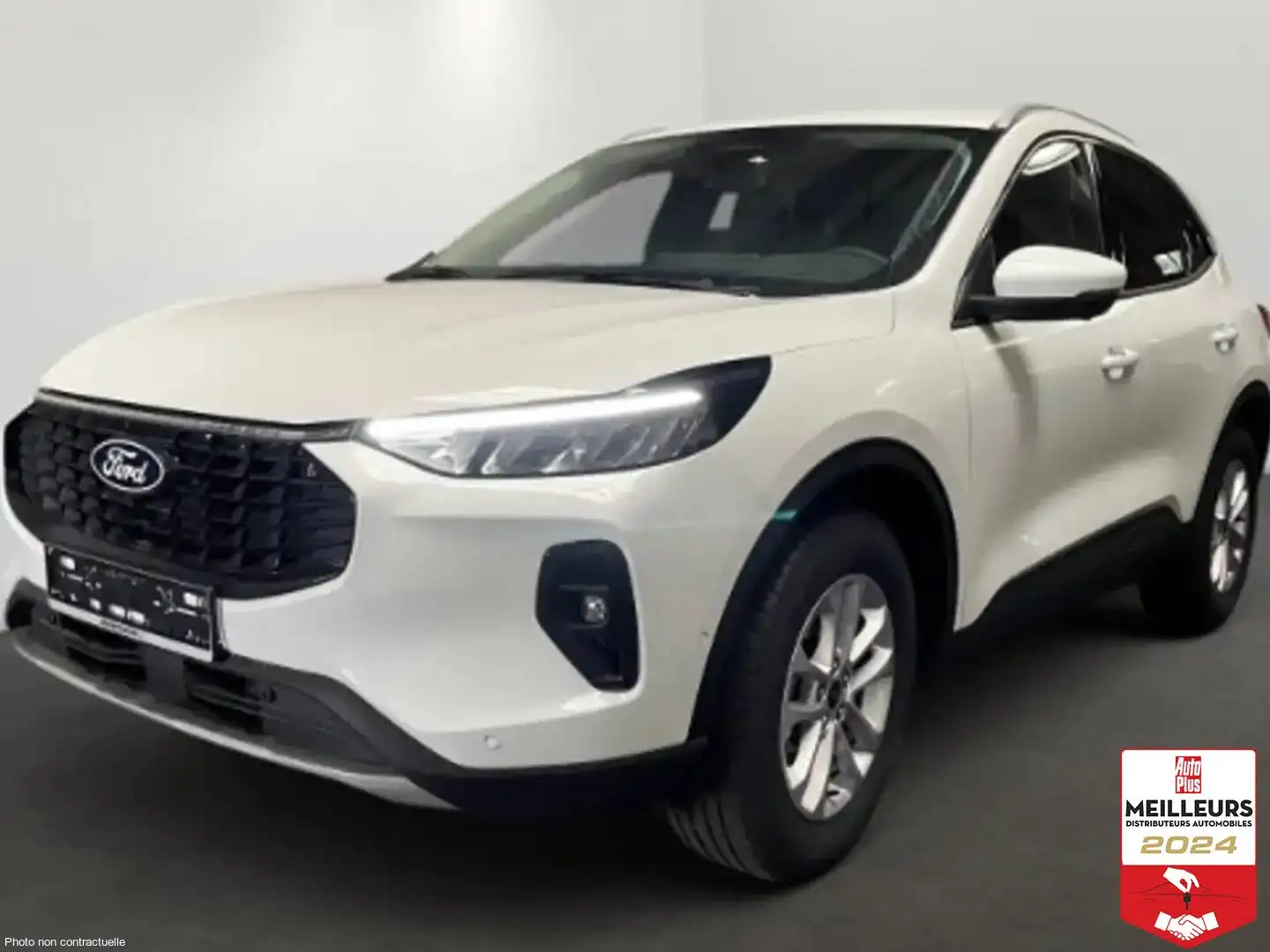 Ford Kuga 2.5 Duratec 183 FHEV I-AWD Powershift Titanium +Pa Blanc - 1