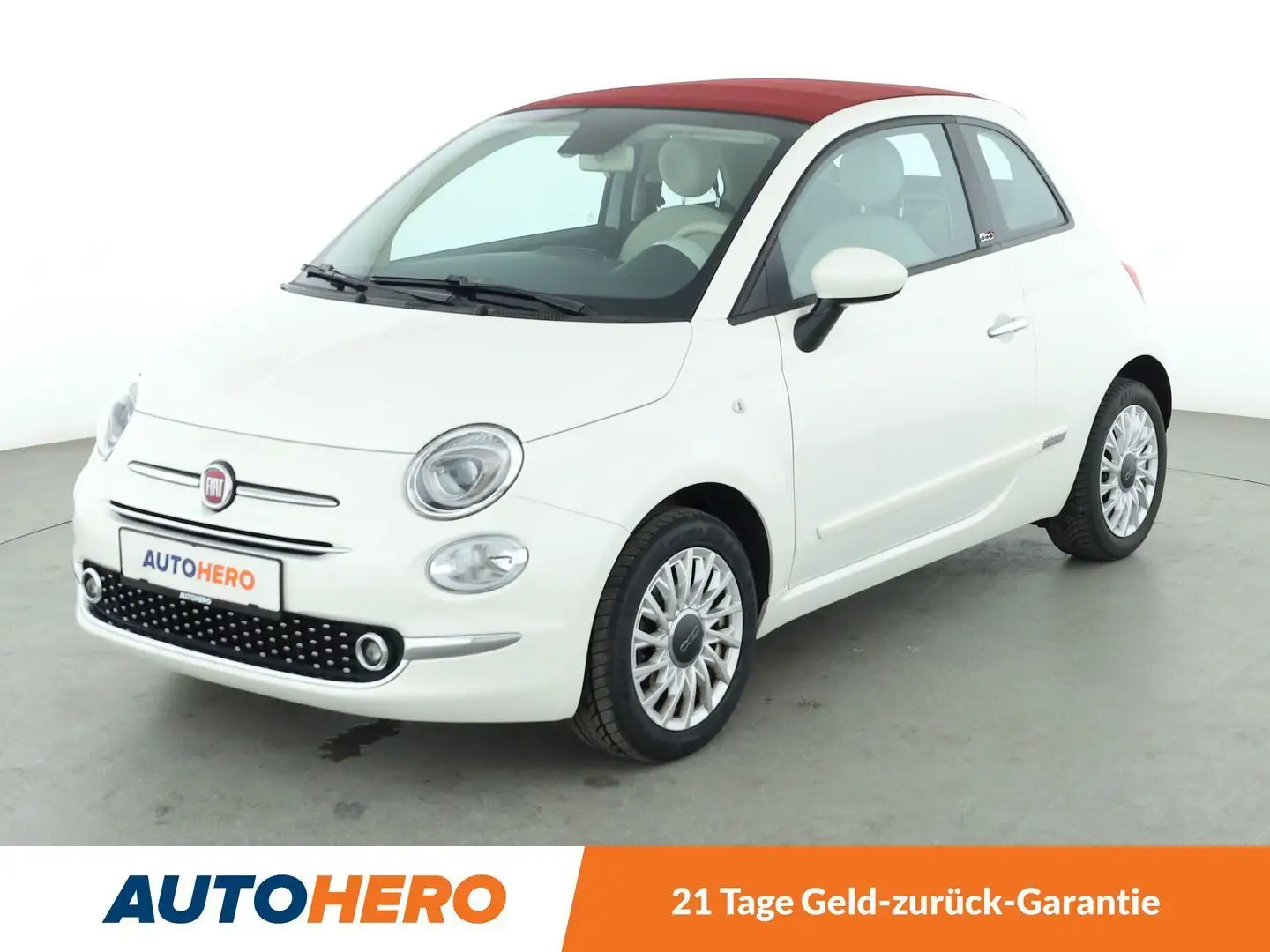 Fiat 500C 1.0 Mild-Hybrid Lounge *NAVI*PDC*TEMPO*ALU* Weiß - 1