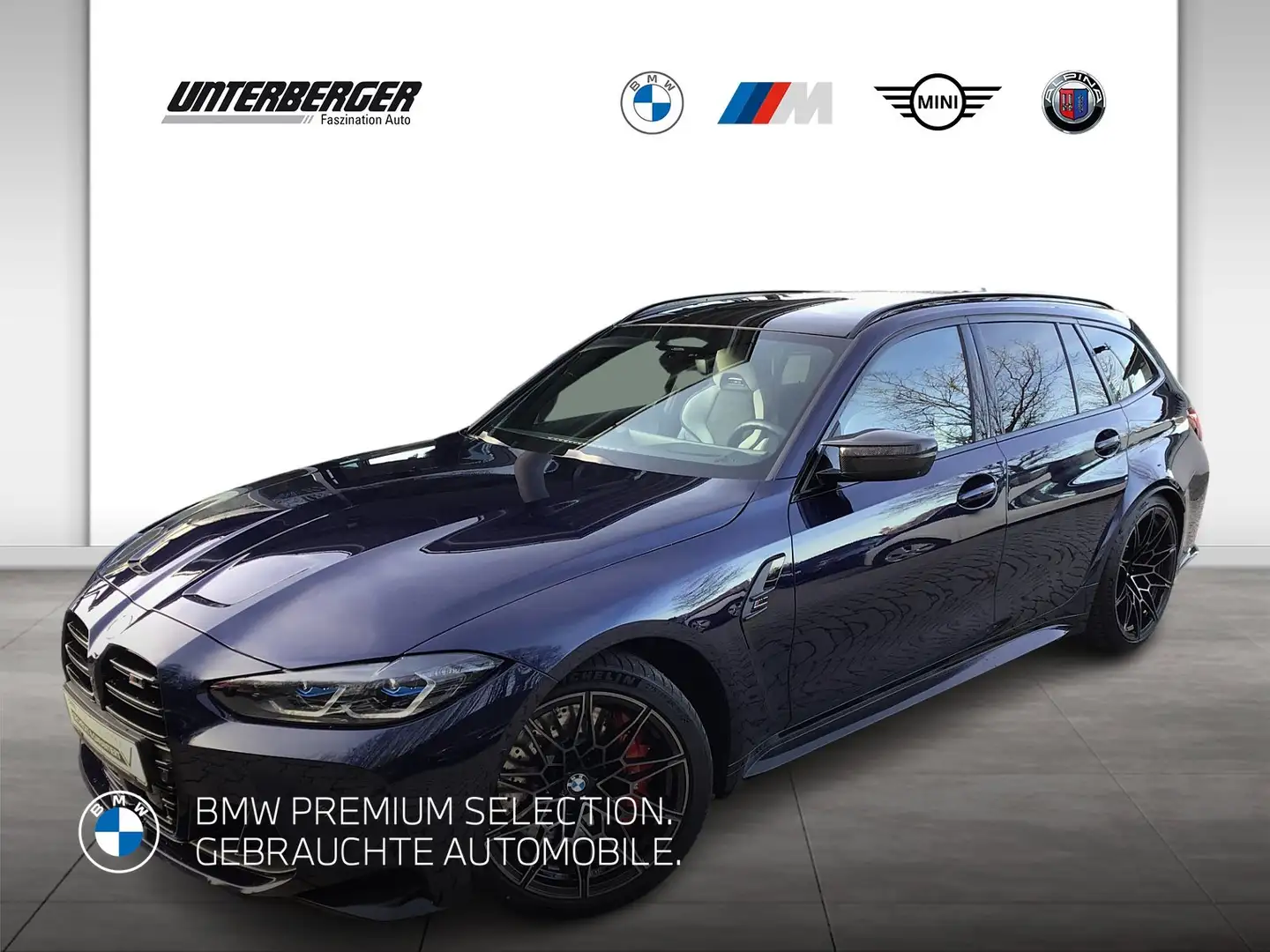 BMW M3 Competition Touring mit M xDrive-CARBON EXTERIEUR- Синій - 1