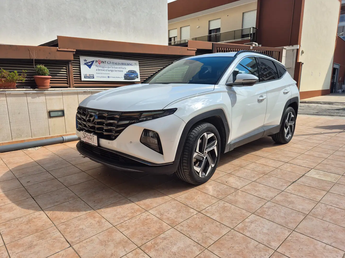 Hyundai TUCSON Tucson III 2021 1.6 hev Exellence 2wd auto Bianco - 2