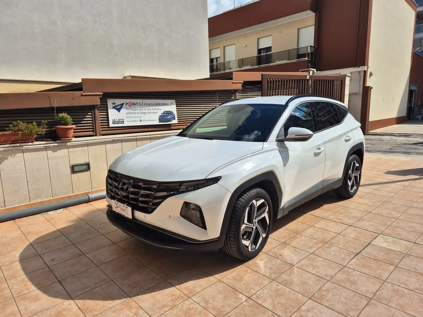 Hyundai TUCSON Tucson III 2021 1.6 hev Exellence 2wd auto Bianco - 1