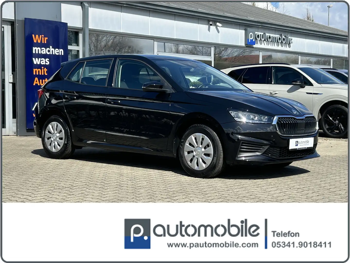 Skoda Fabia 1.0 TSI Ambition*4-türig*LED*KLIMA*BT* Negru - 1
