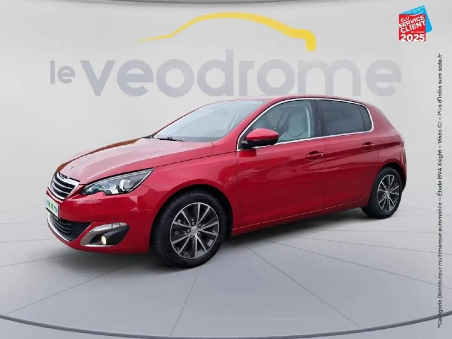 Peugeot 308 1.2 Puretech 130ch Allure S/S EAT6 5p GPS Camera Rojo - 1