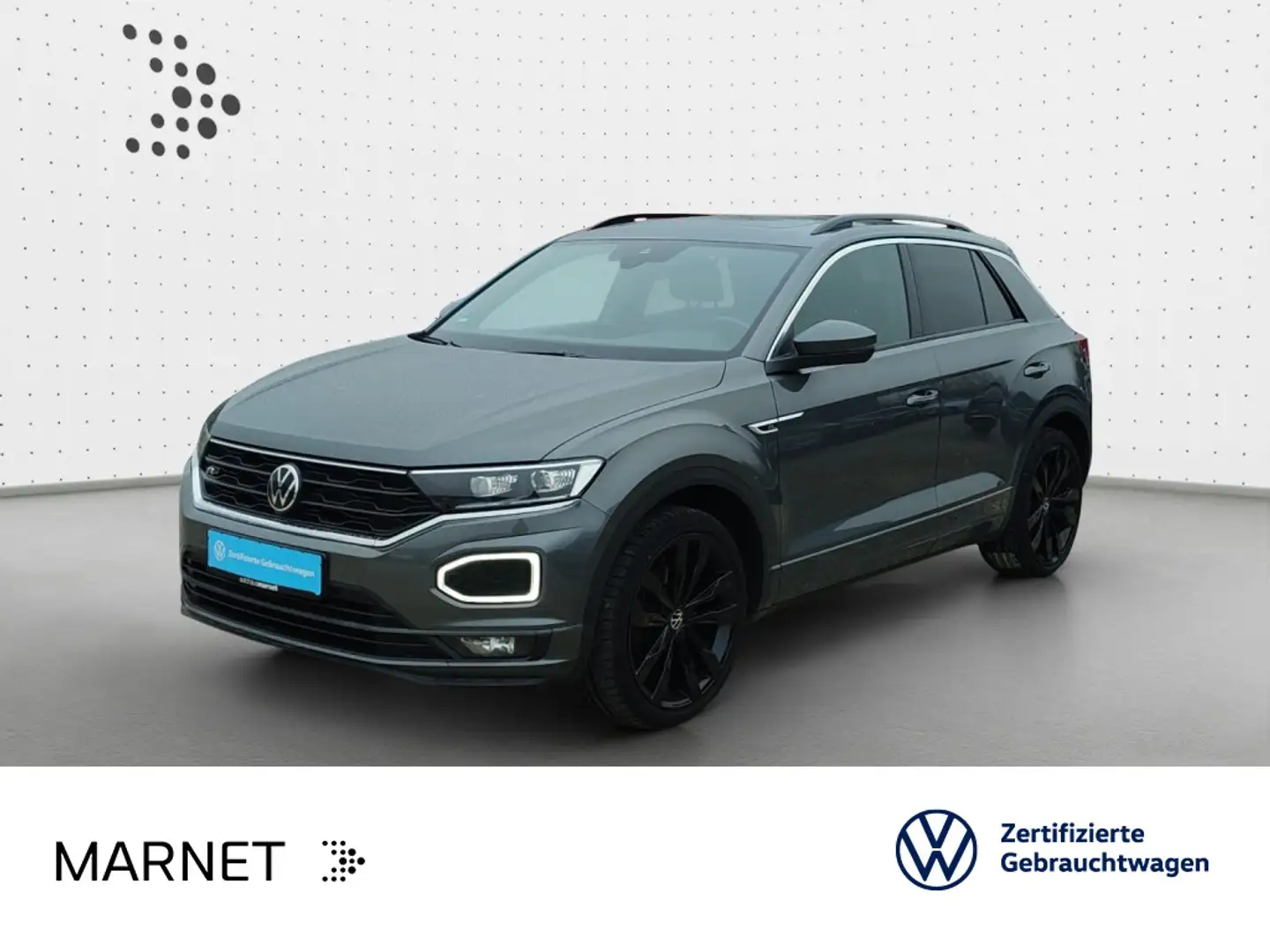 Volkswagen T-Roc 1.5 TSI DSG Sport R-Line Navi*AHK*Pano*Key Grau - 1