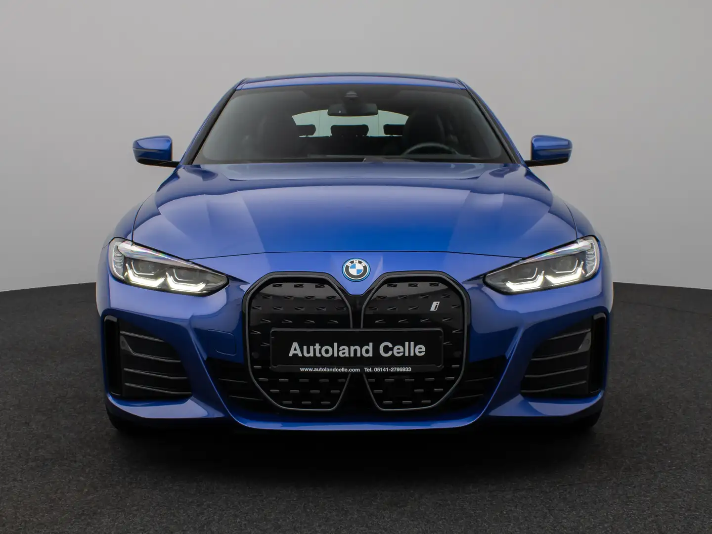 BMW i4 eD40 M Sport Gran Coupè Kamera Glasdach HUD Bleu - 2