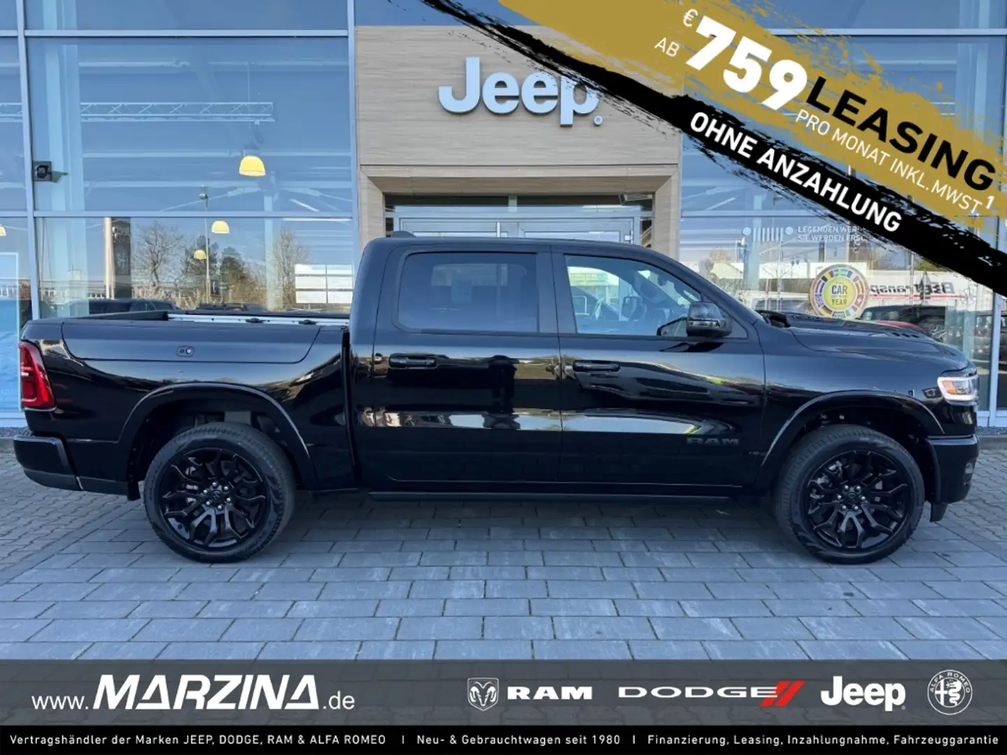 Dodge RAM 1500 Limited LPG-GAS Massage  Luftfederung Box MWK Schwarz - 1