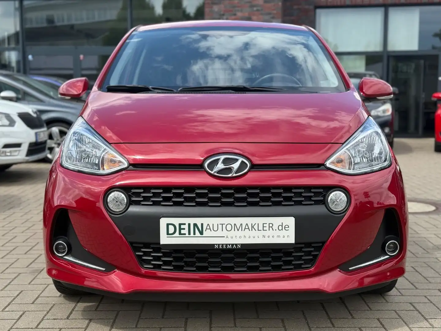 Hyundai i10 Style*AUTOMATIK*WENIG-KM*SHZ*LHZ*PANO* Piros - 2