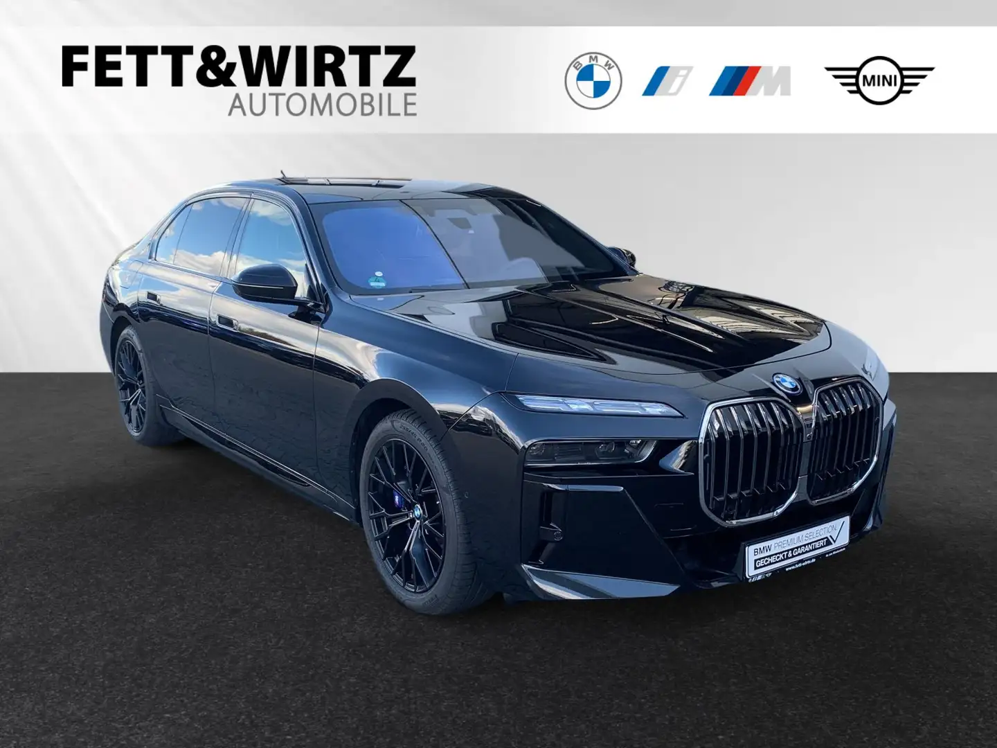 BMW 750 e xDrive M Sport|SkyLounge|Autobahnass.|B&W Schwarz - 1
