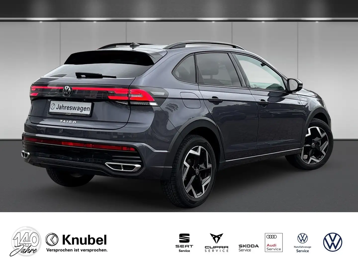 Volkswagen Taigo R-Line 1.5 TSI DSG IQ.Light Navi AHK TravelAss. Grau - 2