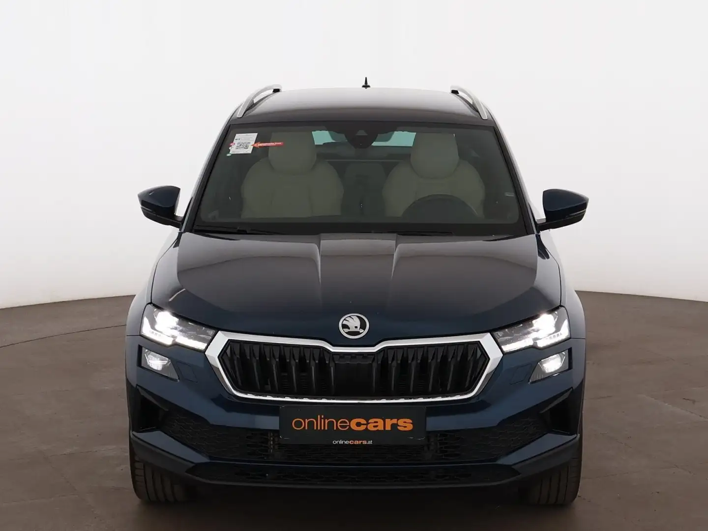 Skoda Karoq 2.0 TDI 4x4 Style Aut MATRIX AHK RADAR NAVI Blau - 2