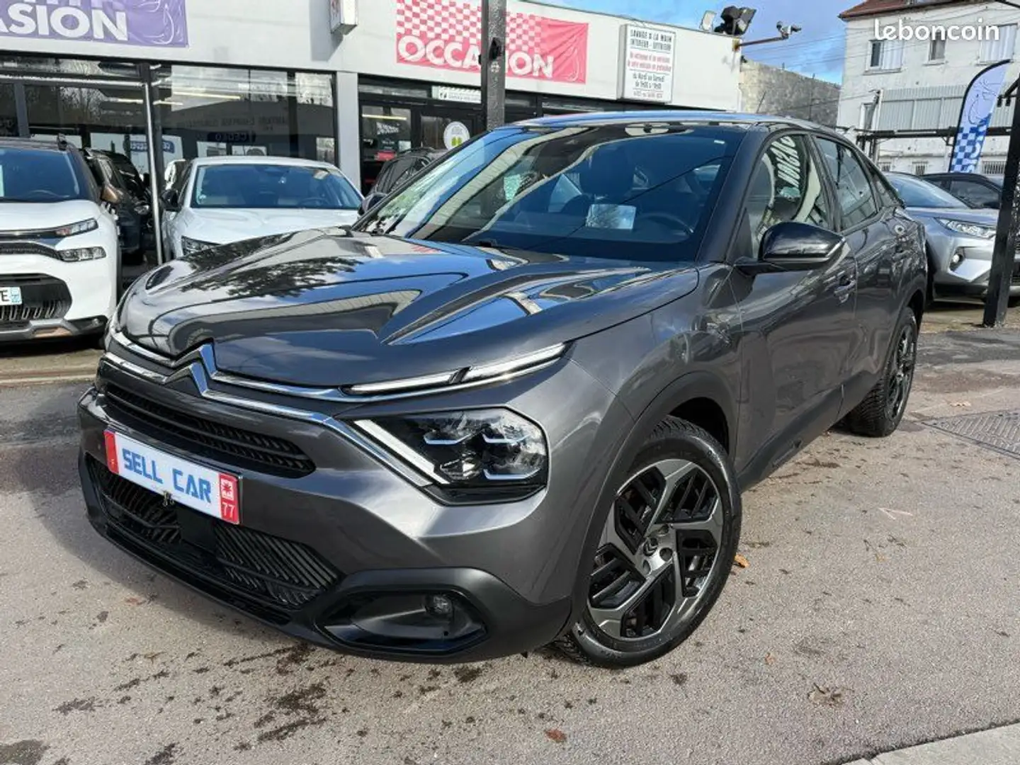 Citroen C4 Citroën 1.5 bluehdi 130ch Feel Business EAT8 Gris - 1