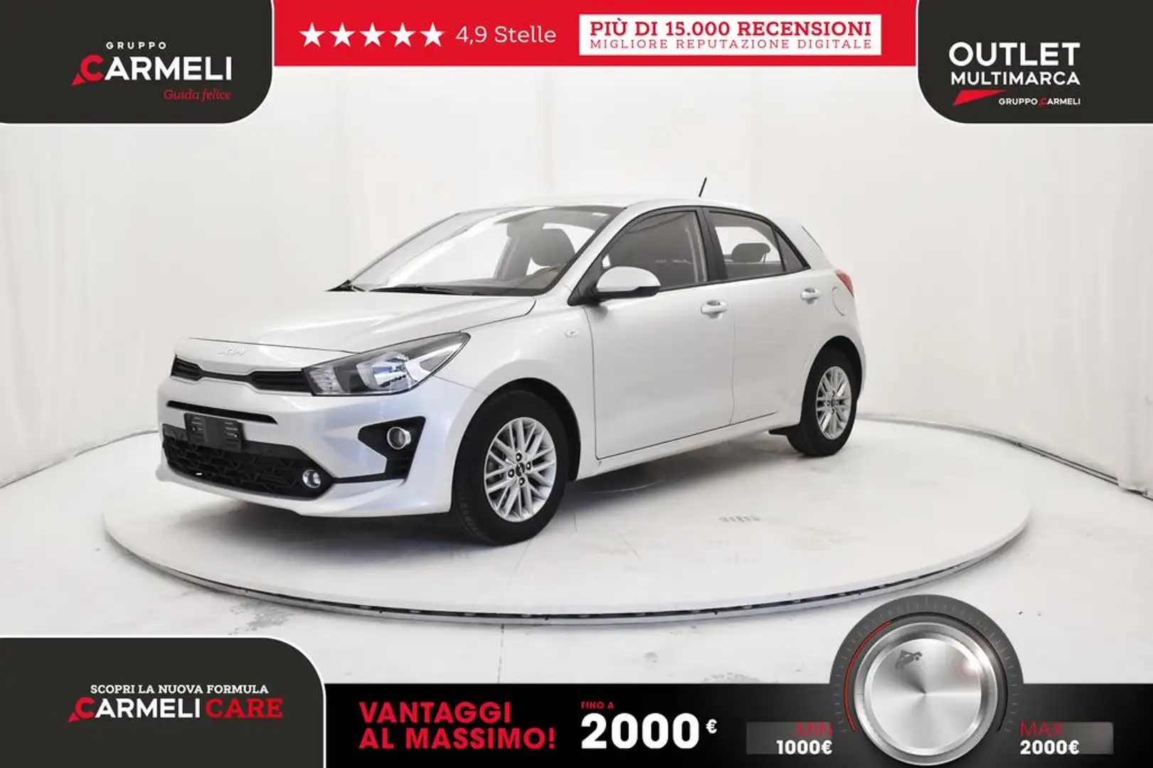 Kia Rio 1.2 dpi Active 84cv Argento - 1