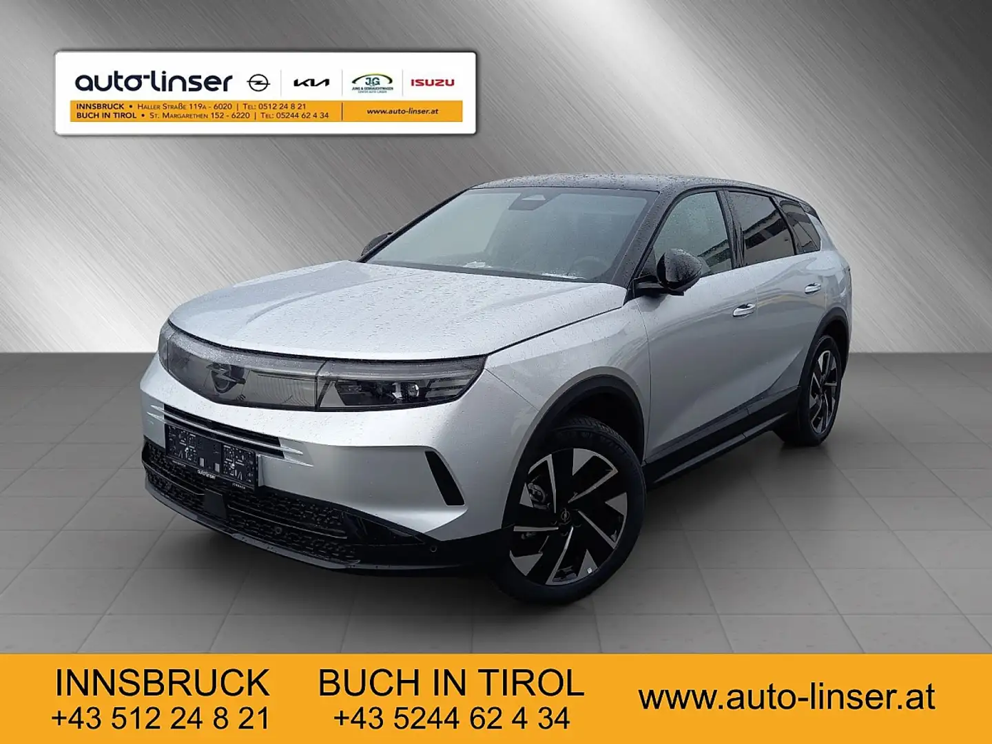 Opel Grandland 1.2 MHEV GS Aut. Silber - 1