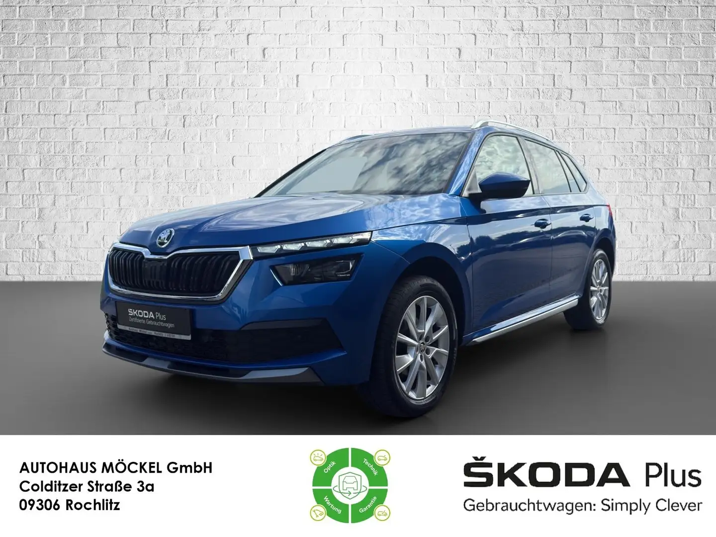 Skoda Kamiq 1.6 TDI Style /Kessy/PDC/LED/Garantie Blauw - 1