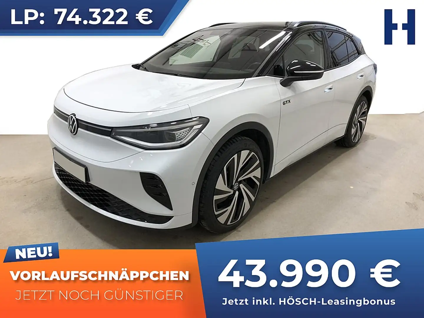 Volkswagen ID.4 GTX 4Motion 82kWh TOP-EXTRAS -41% Blanc - 1