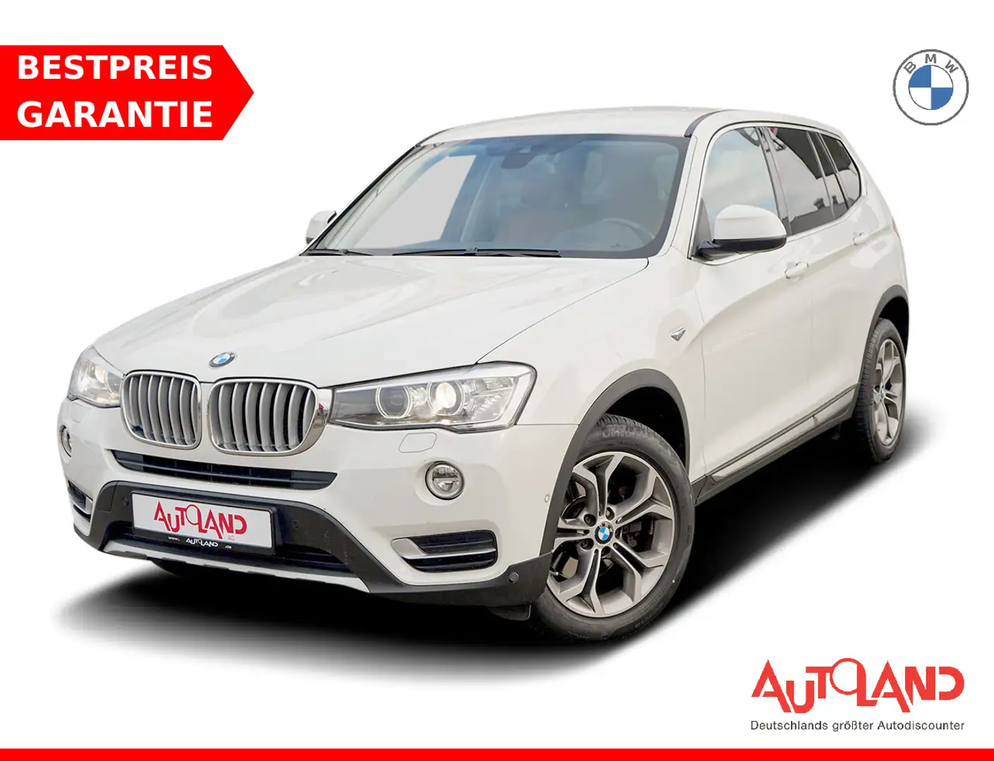BMW X3 sDrive 20 i LED Navi Head-Up Leder Kamera PDC Weiß - 1