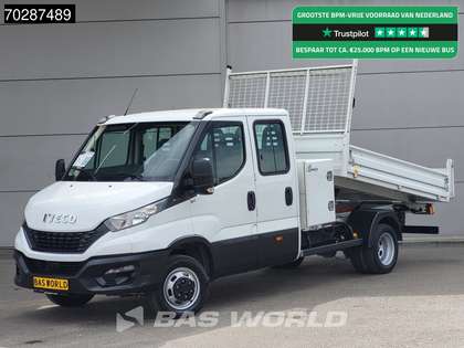 Iveco Daily 35C16 3.0L Kipper met Kist Dubbel Cabine Dubbelluc