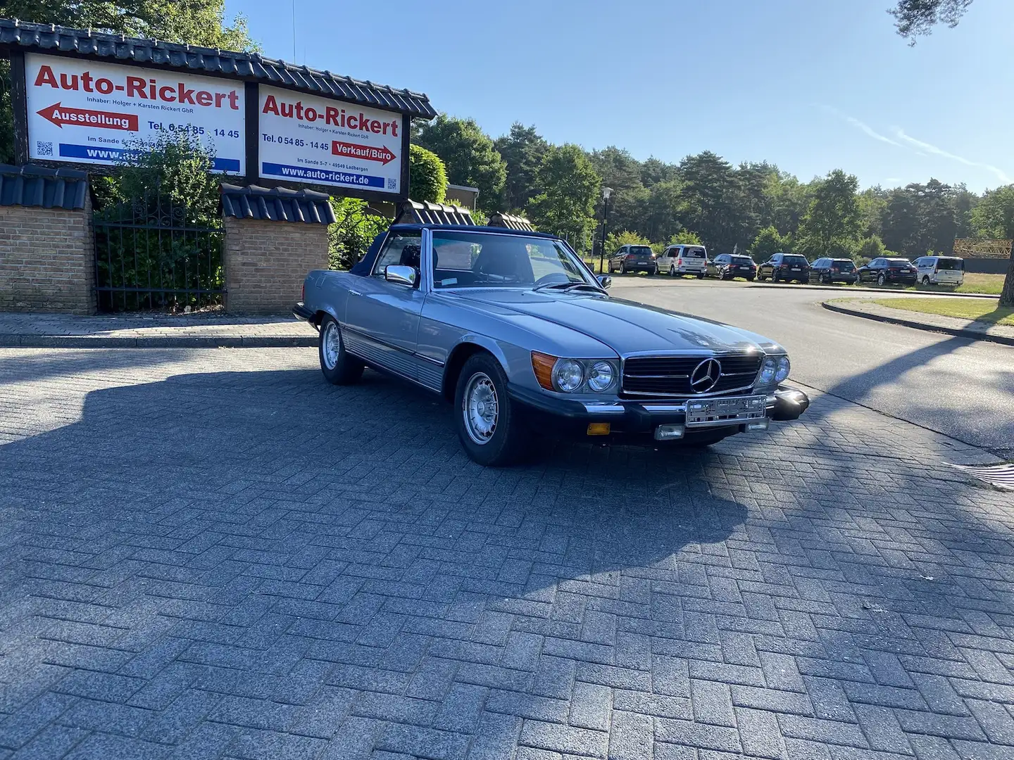 Mercedes-Benz SL 380 TRAUMAUTO Bleu - 1