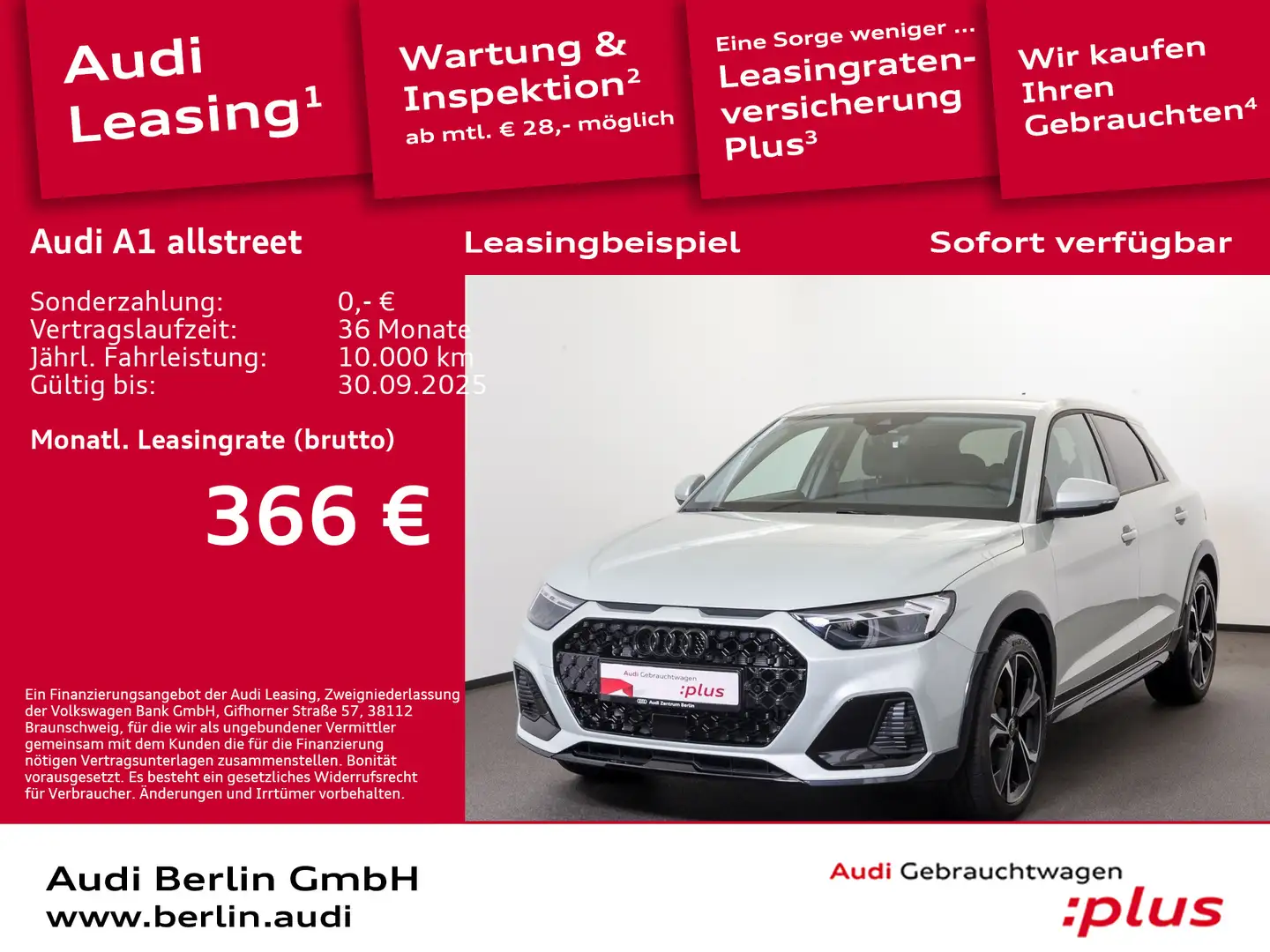 Audi A1 35 TFSI S tr. RFK LED NAVI VIRTUAL Silver - 1