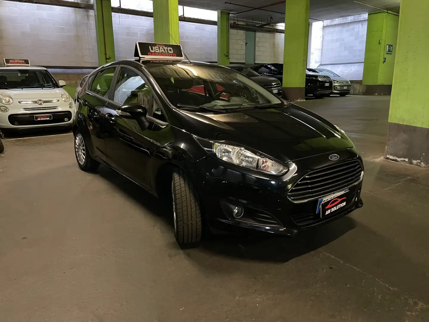 Ford Fiesta 1.2 Neopatentati Euro 5 Nero - 2