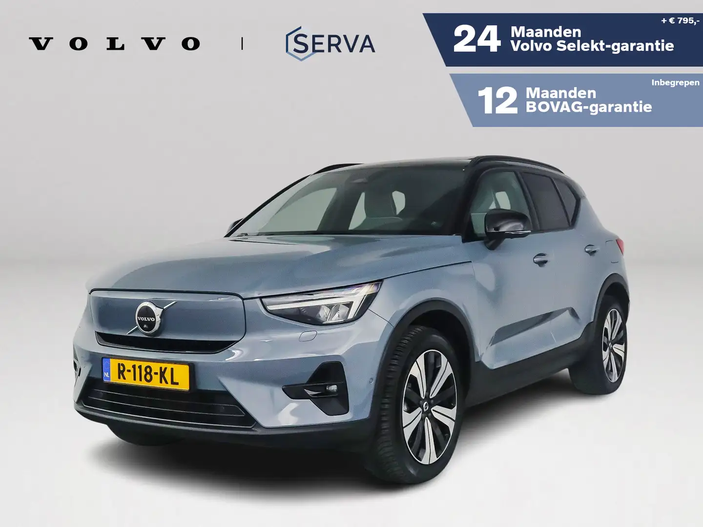 Volvo XC40 Recharge Ultimate 70 kWh | Panoramadak | 360° came Grijs - 1
